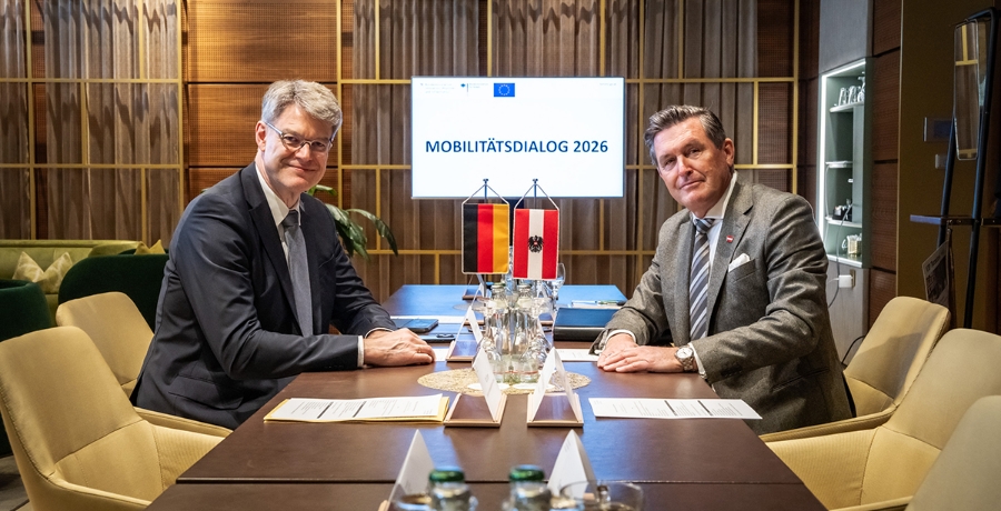 Mobilitätsdialog: Patrick Schnieder und Peter Hanke im Gespräch