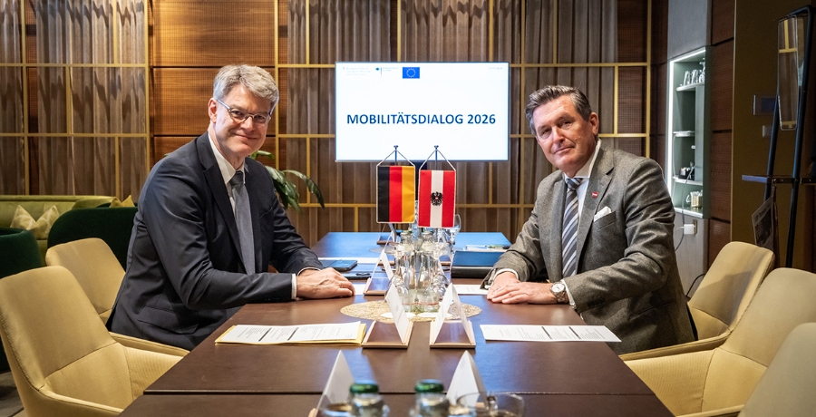 Mobilitätsdialog: Patrick Schnieder und Peter Hanke im Gespräch