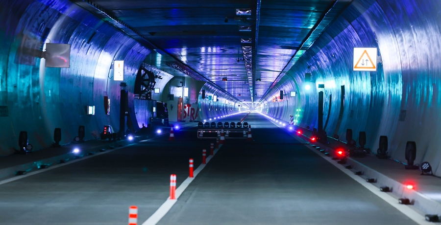 Röhre des Karawankentunnels