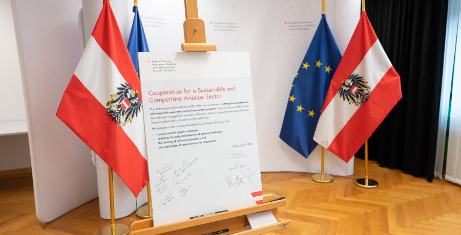 Gemeinsames Bekenntnis für Sicherheit, Innovation und einen starken Luftfahrtstandort Österreich