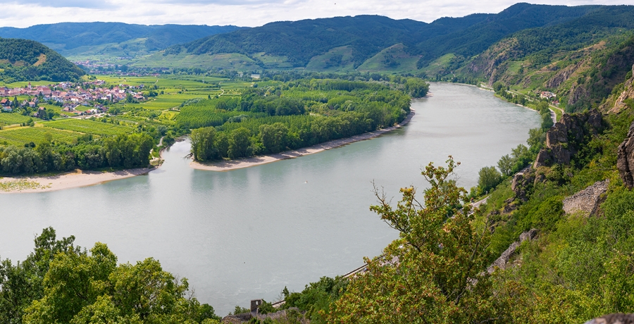 Panorama Donautal der Wachau