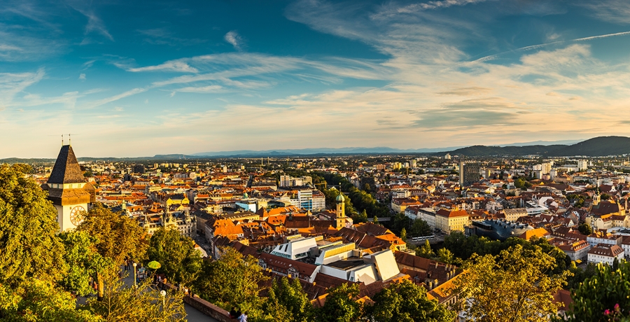 Graz von oben