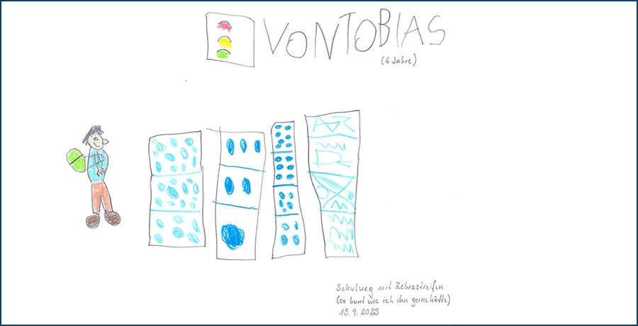 Zeichnung von Tobias, 6 Jahre