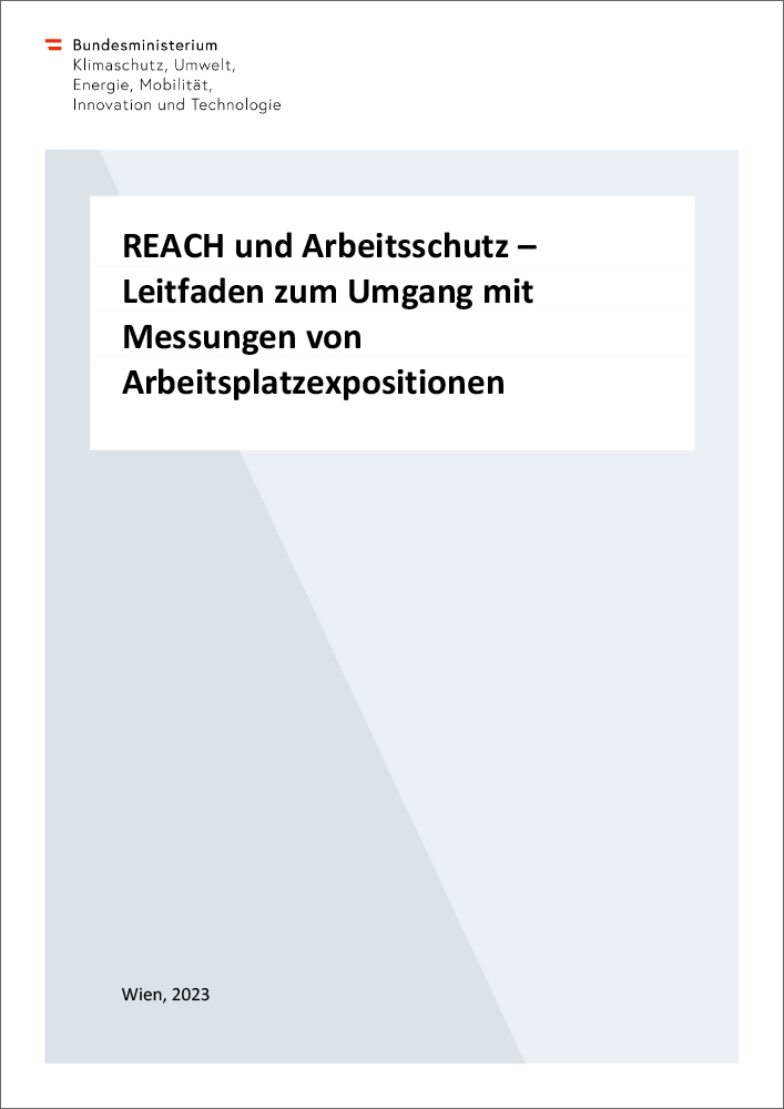 REACH und Arbeitsschutz, Titelbild