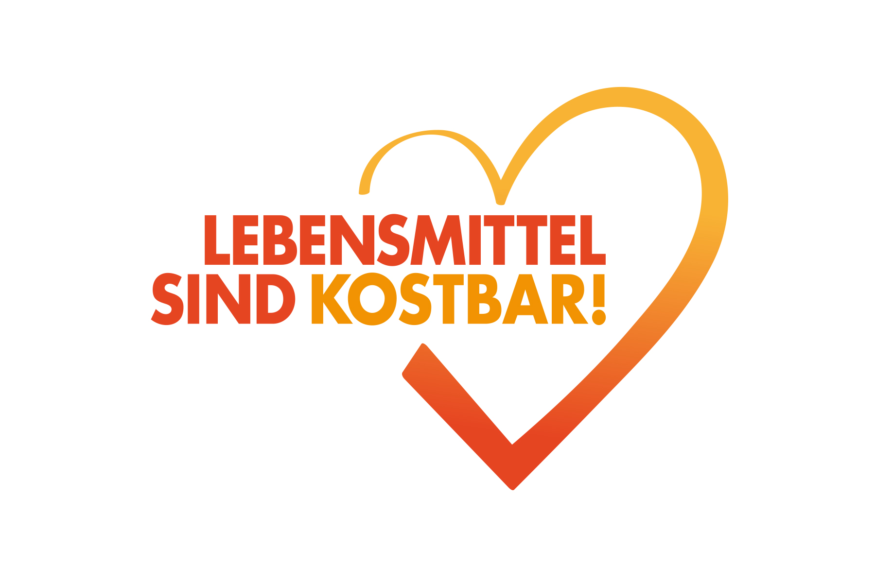 Logo: Lebensmittel sind kostbar