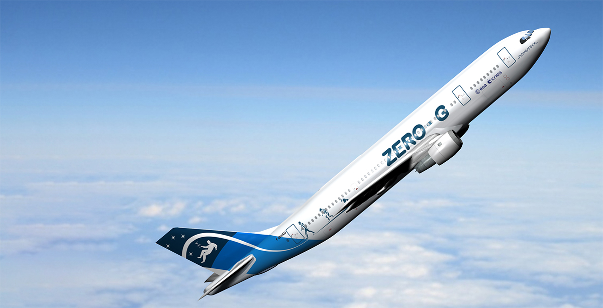 Airbus A300 Zero-G beim Parabelflug