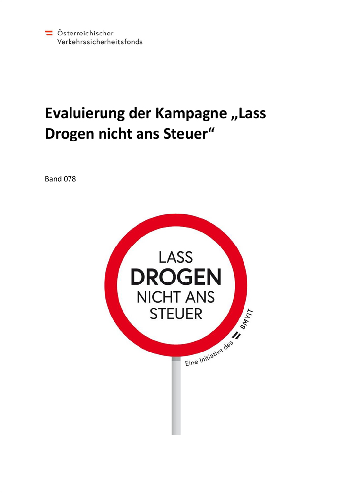 Titelblatt "Evaluierung der Drogenkampagne"