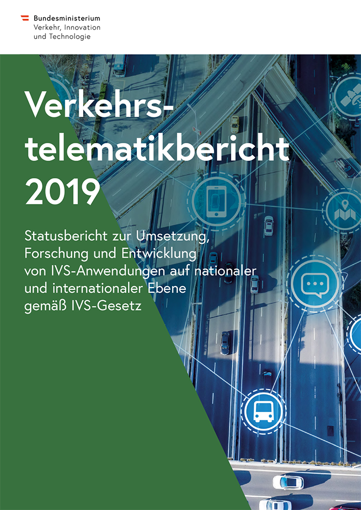 Titelblatt des Verkehrstelematikberichts 2019