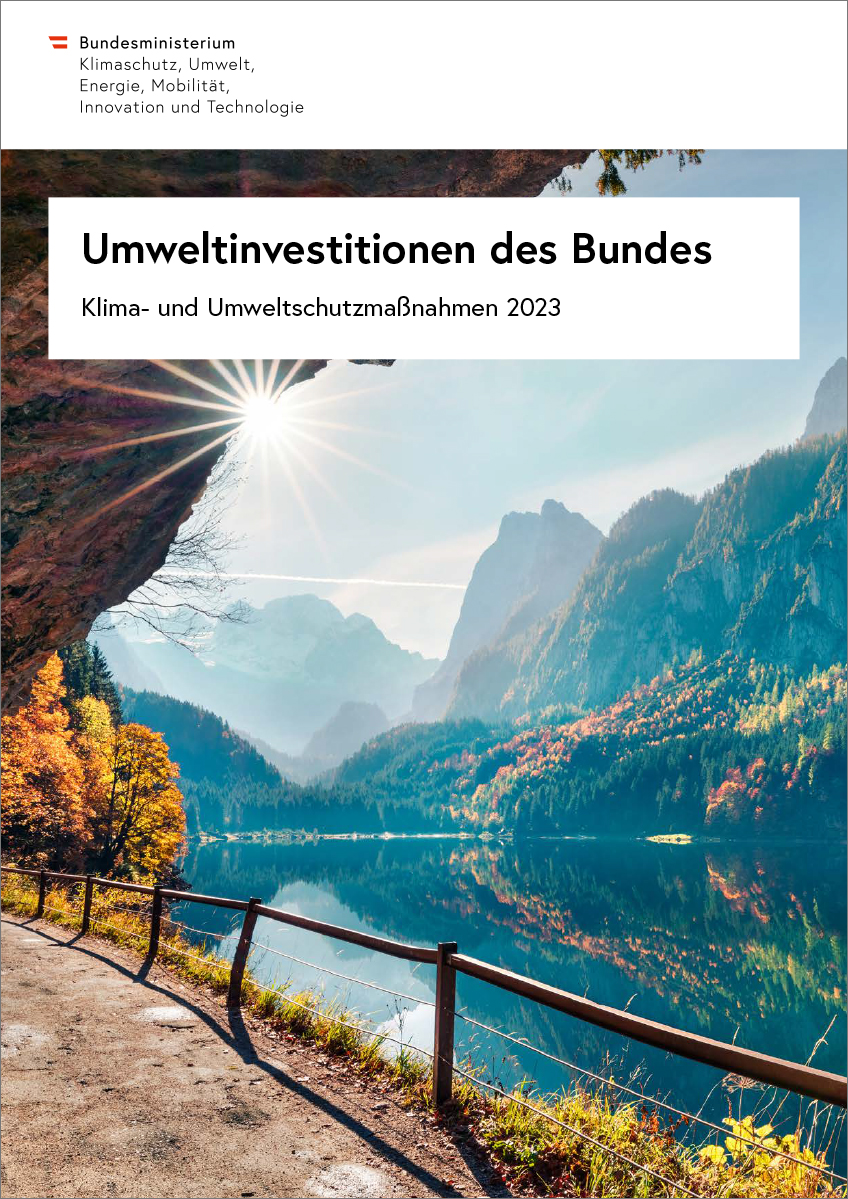 Titelblatt "Umweltinvestitionen des Bundes 2023"