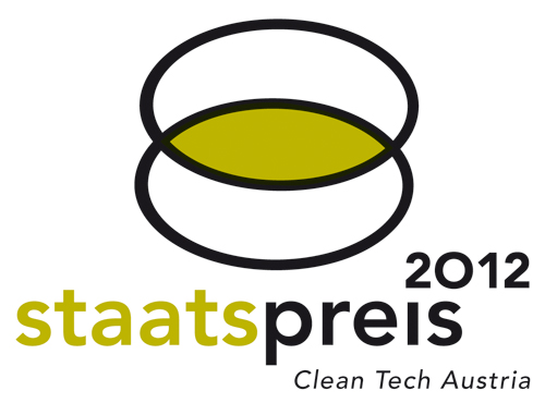 Logo zum Staatspreis Umwelt- und Energietechnologie 2012