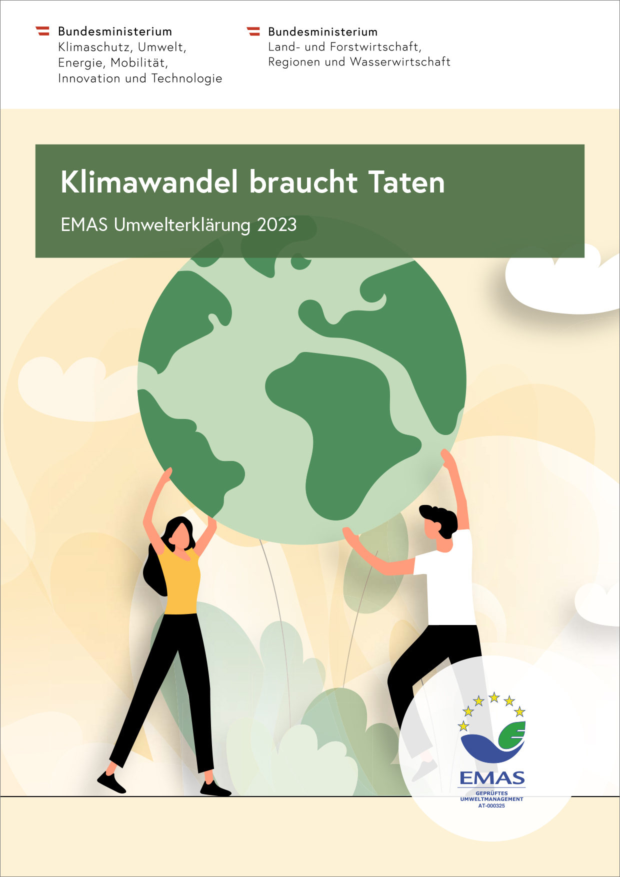 Titelblatt "Umwelterklärung 2023"