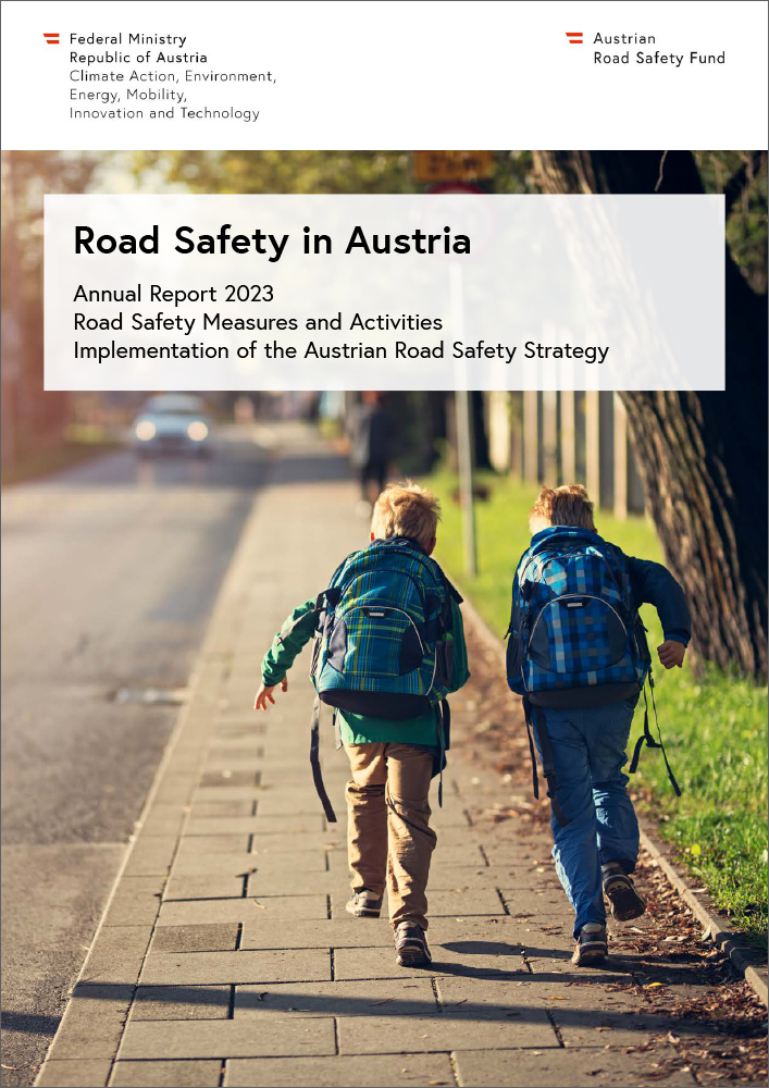 Cover "Road Safety in Austria Annual Report 2023"