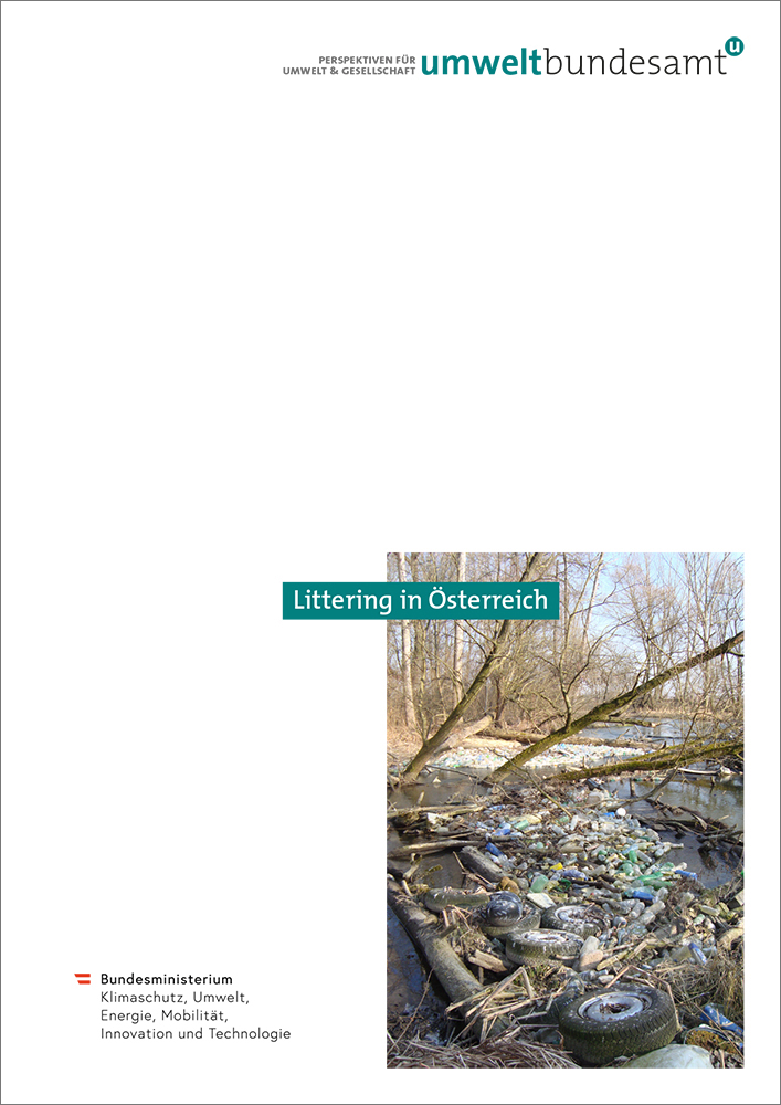 Titelblatt der Studie "Littering in Österreich"