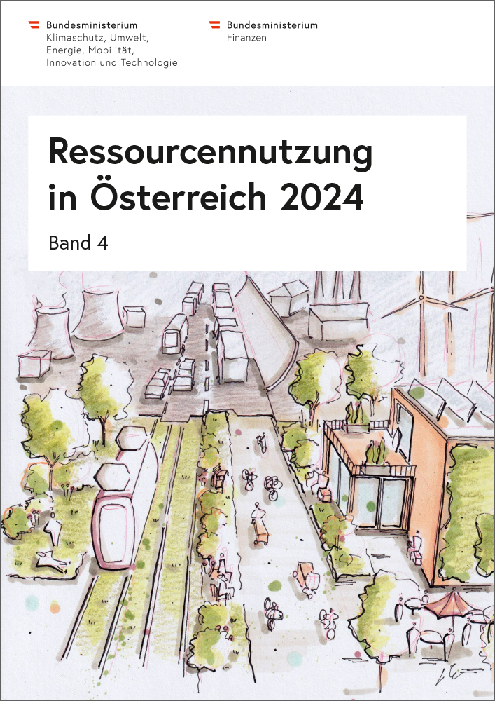 Titelblatt Ressourcennutzung in Österreich 2024