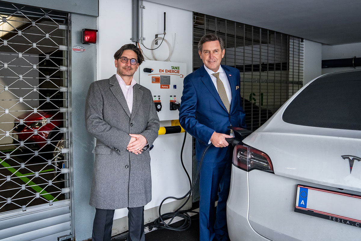 Hanke und Weikhardt im Rahmen von eMove