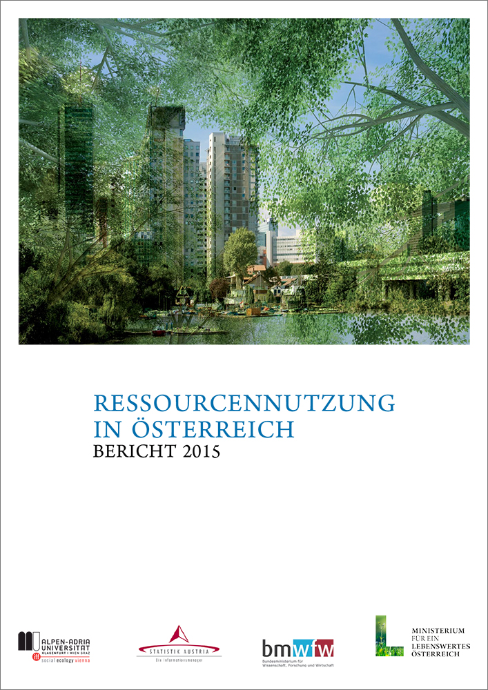 Titelblatt Ressourcennutzung in Österreich 2015