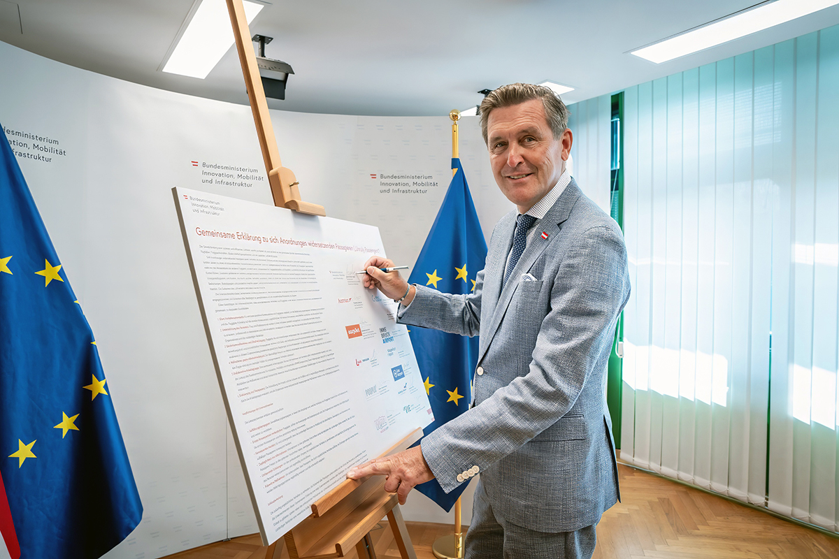 Bundesminister Peter Hanke