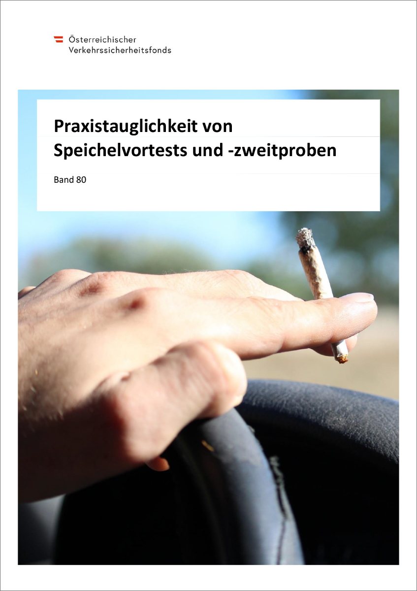 Titelblatt "Praxistauglichkeit von Speichelvortests und -zweitproben"