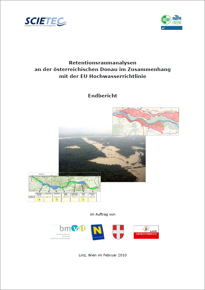 Titelblatt zur Retentionsraumanalyse