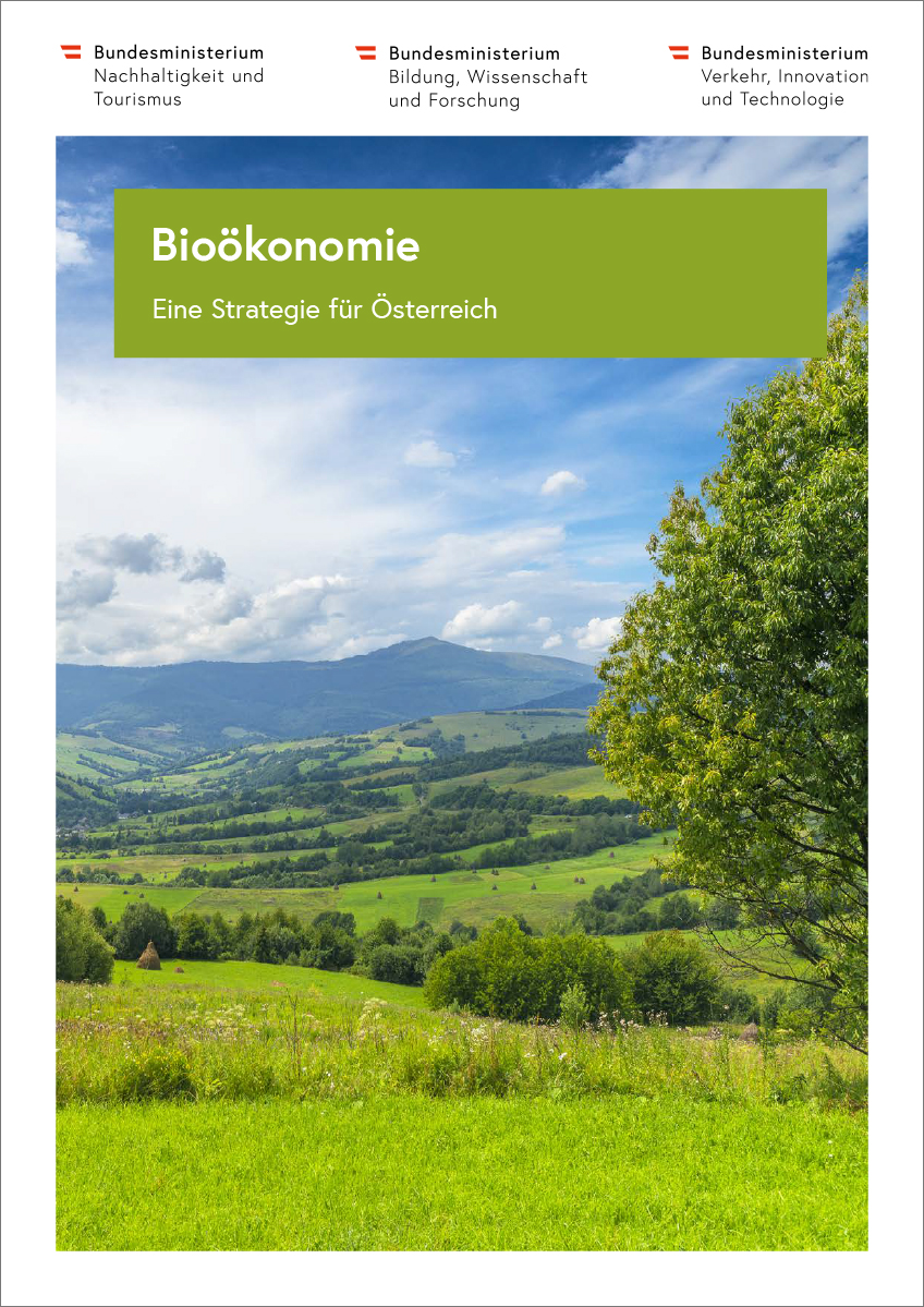 Titelblatt "Bioökonomie - Eine Strategie für Österreich"