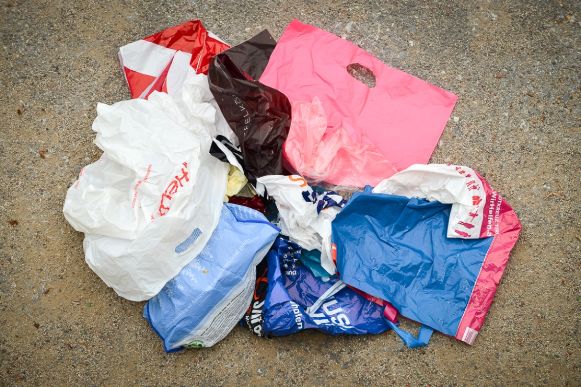 a bunch of plastic bags