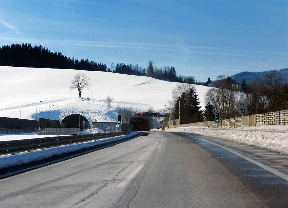 Der Tunnel in Mürzzuschlag