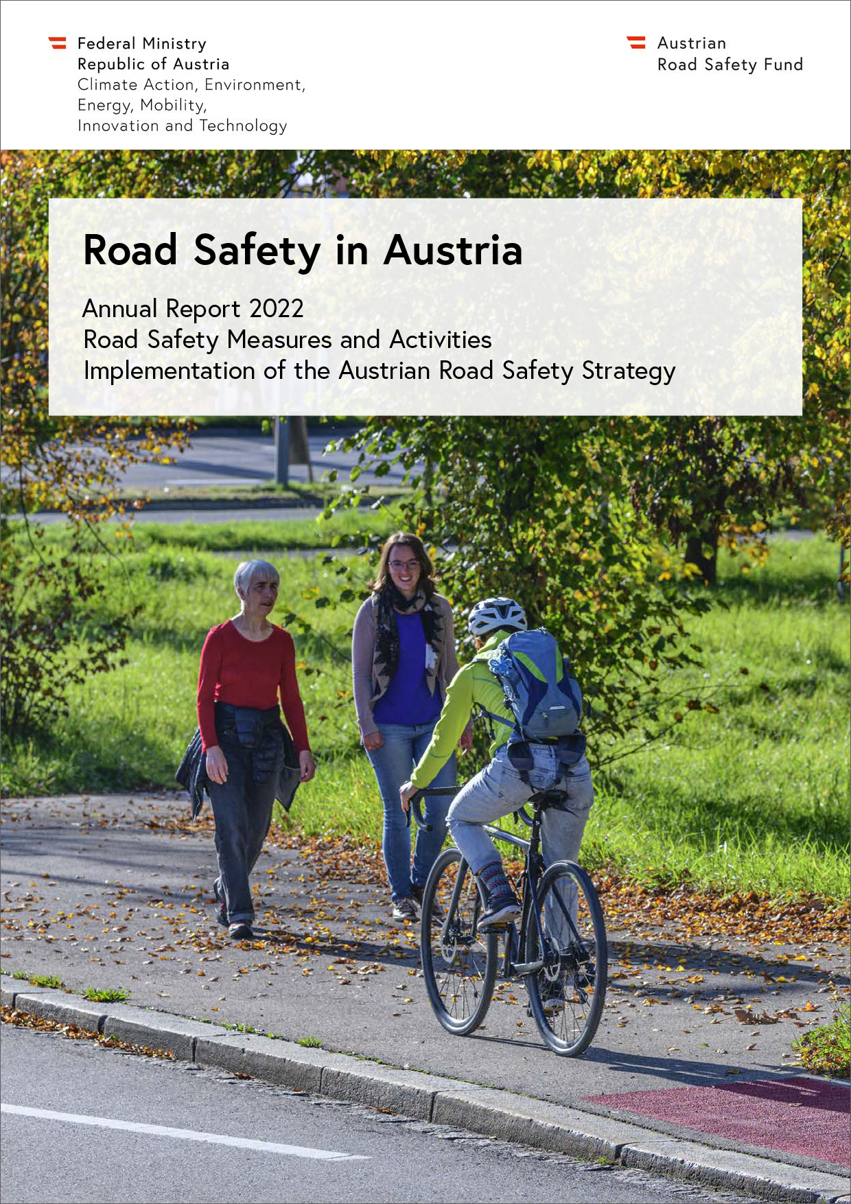 Cover "Road Safety in Austria Annual Report 2022"