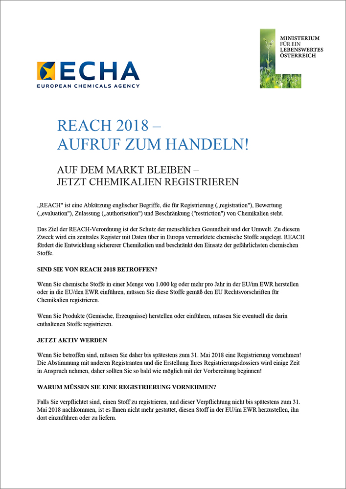 Infoblatt REACH 2018